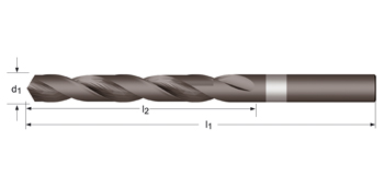 A100 - Dormer HSS Templado al vapor 118°  Broca , serie corta Serie corta DIN 338