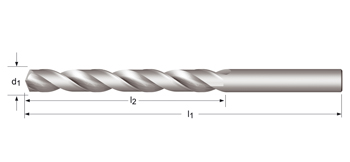 A147 - Dormer HSS-E Brillante 130°  Broca , serie corta DIN 338