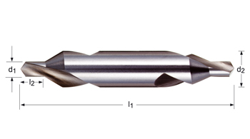 A225 - Dormer HSS Brillante 120°  Brocas de Centrar - 60° Corta Centro 60° BS 328