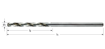 A244 - Dormer HSS Brillante 118° NAS907A Broca extralarga para la industria Aeronáutica XL NAS907