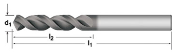 A921 - Dormer HSS-E ALCRONA TOP PFX 130°  Broca PFX Extra Corta Corta DIN/ANSI