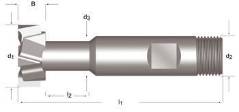 C800 - Dormer HSS-E Brillante DIN 1835 B D Shank Fresas de ranurar en ?T? N DIN 851 DIN 851