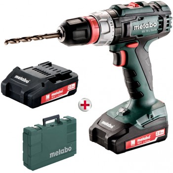 TALADRADORA ATORNILLADORA DE BATERÍA DE 18 VOLTIOS METABO Mod. BS 18 L QUICK