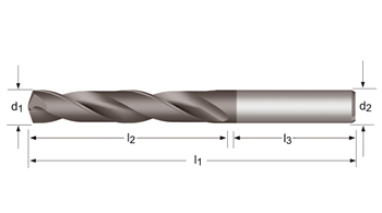 R458 - Dormer Metal Duro TiAlN MP-X 140°  Broca corta - MP-X 3XD Corta DIN 6537 K