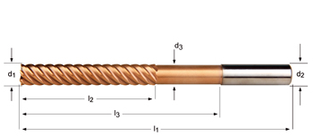 S527 - Dormer Metal Duro TiSiN DIN 6535 HA Shank Fresas de acabado N Dormer Dormer