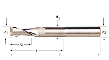 S611 - Dormer Metal Duro Polished DIN 6535 HA Shank Fresas de acabado W Dormer Dormer