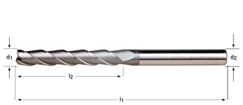 S715 - Dormer Metal Duro AlCrN DIN 6535 HA Shank Fresas de acabado N Dormer Dormer