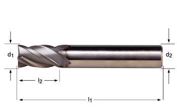 S804HA - Dormer Metal Duro ALCRONA DIN 6535 HA Shank Fresas de acabado N DIN 6527 K DIN 6527 K