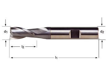 S812HB - Dormer Metal Duro ALCRONA DIN 6535 HB Shank Fresas de ranurar N DIN 6527 L DIN 6527 L