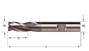 S813HB - Dormer Metal Duro ALCRONA DIN 6535 HB Shank Fresas de ranurar N DIN 6527 L DIN 6527 L