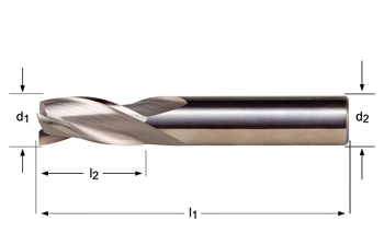 S903 - Dormer Metal Duro Brillante DIN 6535 HA Shank Fresas de acabado N Dormer Dormer