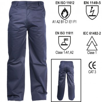 PANTALÓN CON TRATAMIENTO IGNÍFUGO WELDER Ref. WLR-200