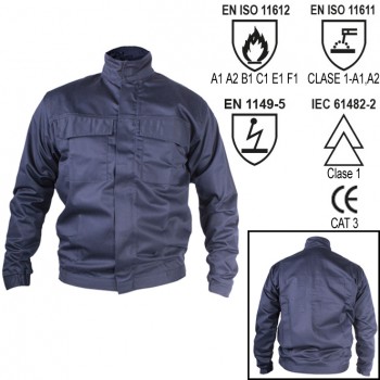 CHAQUETA CON TRATAMIENTO IGNÍFUGO WELDER Ref. WLR-300