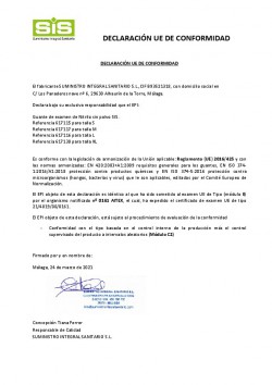 Declaración de conformidad