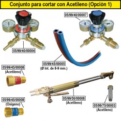 Productos para cortar con Acetileno (Opción 1)