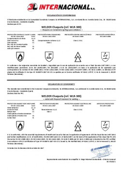 Declaración de conformidad